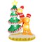 7 Feet Inflatable Christmas Tree with 7 Internal LED Lights and Built-in Fan